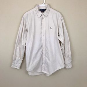 White Ralph Lauren Button Down